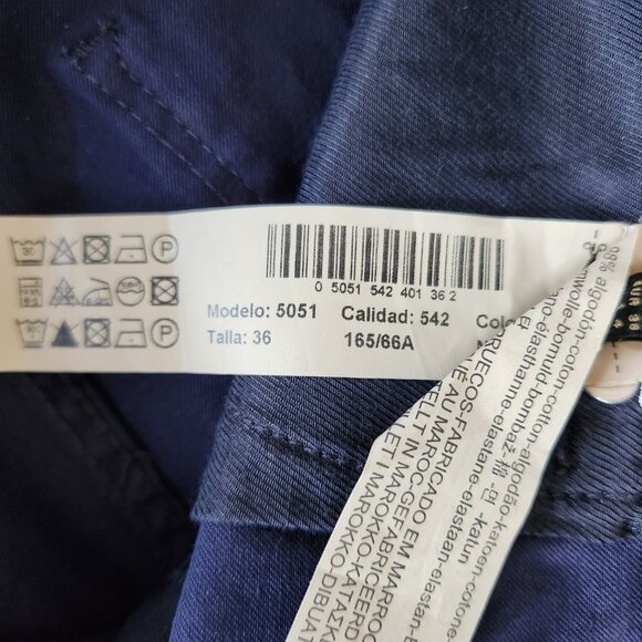 MASSIMO DUTTI SKINNY FIT BLACK THICK COTTON PANS NEW SIZE 4 - Picture 7 of 13